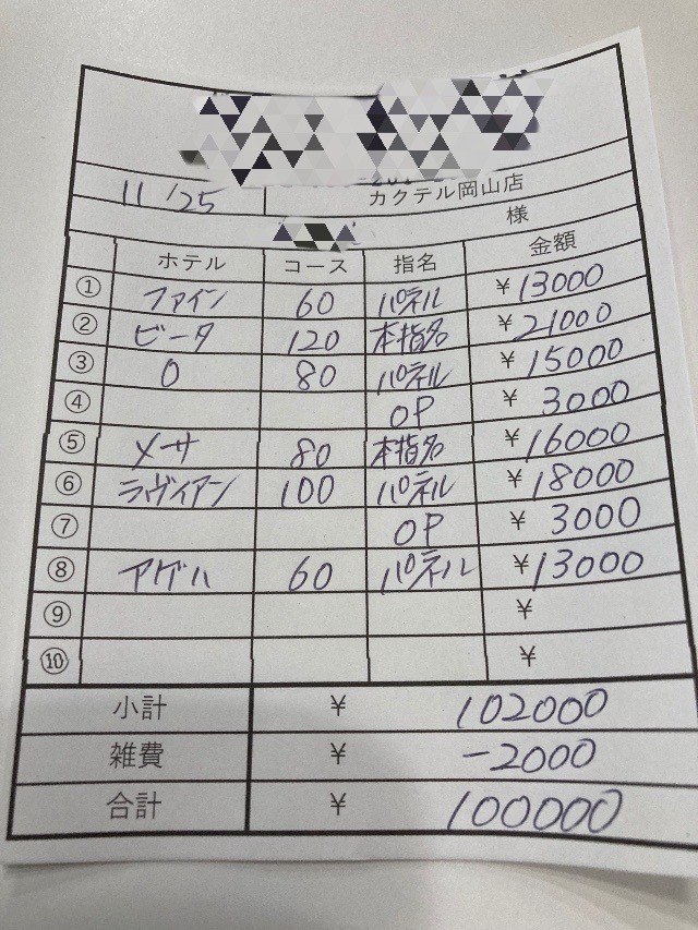 【11月26日￥84000】