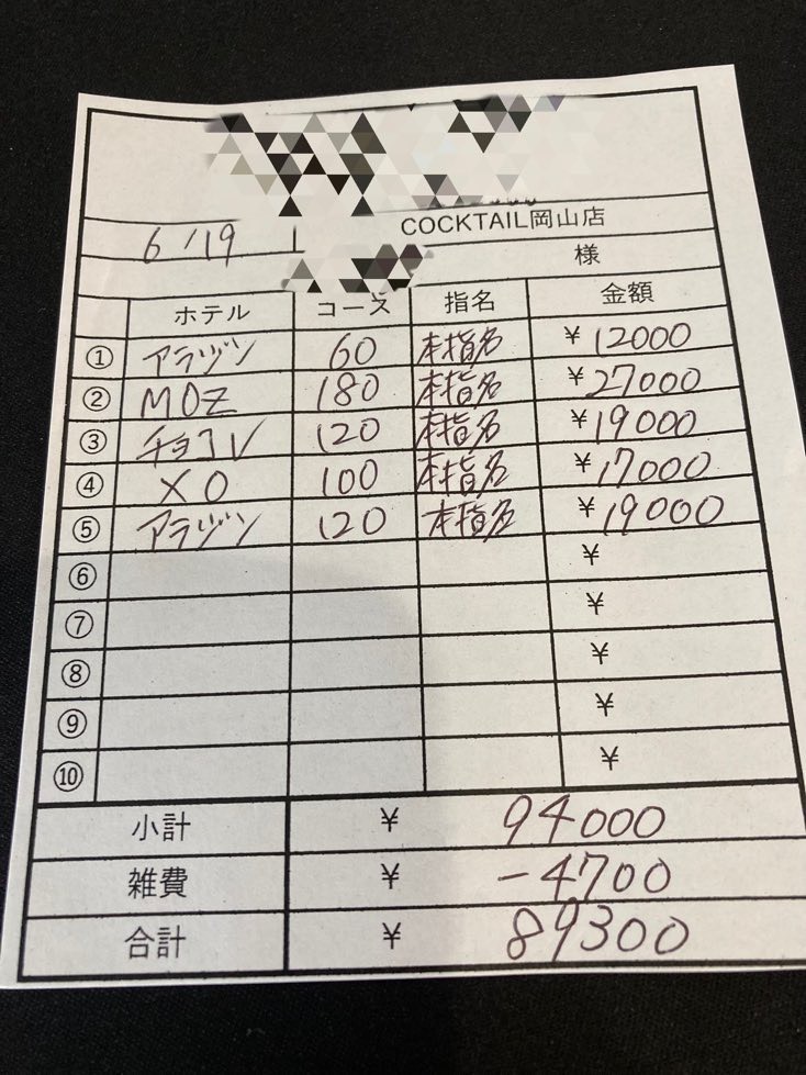 【6月19日￥89300】