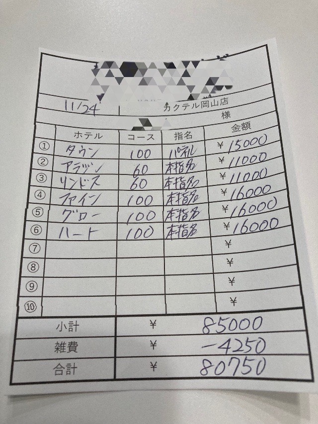 【11月24日￥80750】