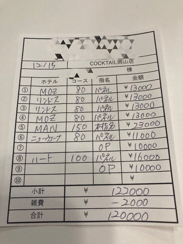 【12月15日￥120000】