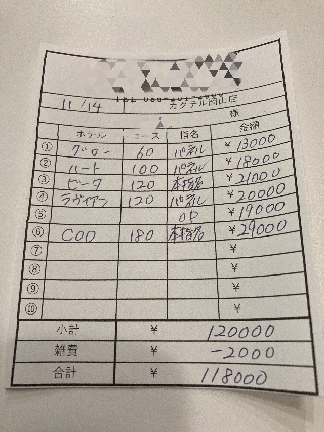 【11月14日￥118000】